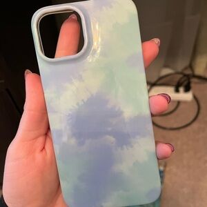 Iphone 13 Stylish Blue and Green Phone Case